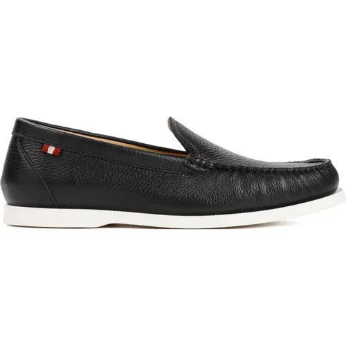 Leather Loafers Nadim Mocassin , male, Sizes: 9 1/2 UK, 7 UK, 8 UK, 10 UK - Bally - Modalova