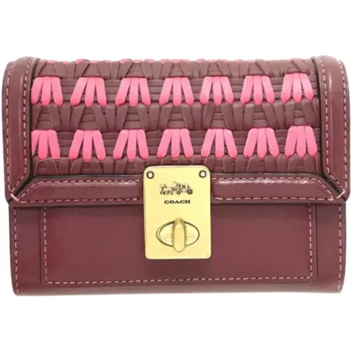 Pre-owned Leather wallets , female, Sizes: ONE SIZE - Coach Pre-owned - Modalova