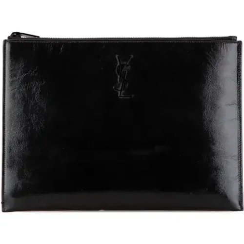 Pre-owned Leder clutches - Yves Saint Laurent Vintage - Modalova