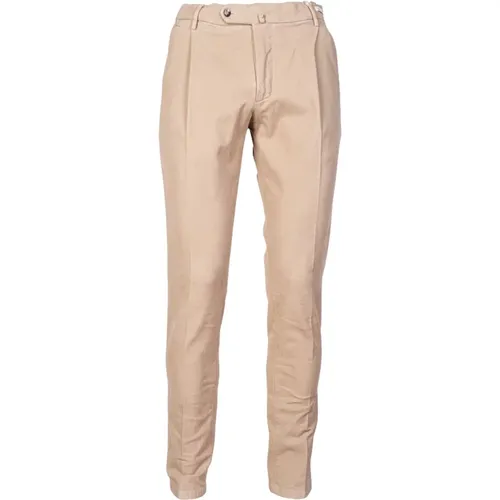 Herren Slim Fit Hose mit Normaler Taille. Hergestellt in Italien. , Herren, Größe: S - L.B.M. 1911 - Modalova