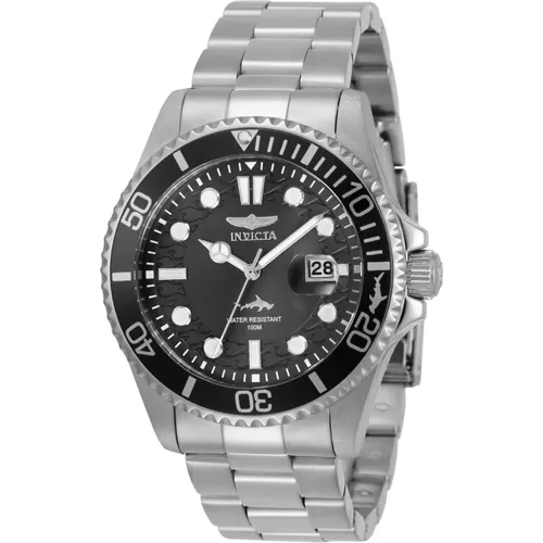Pro Diver Quartz Watch Black Dial , male, Sizes: ONE SIZE - Invicta Watches - Modalova