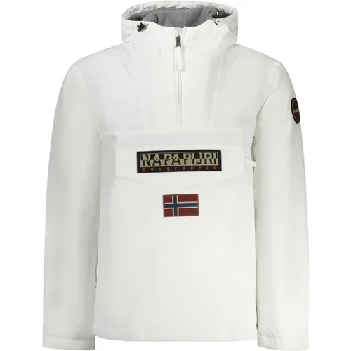 Rainforest Hooded Jacket with Central Pocket , male, Sizes: S, XL, 3XL, 2XL, L - Napapijri - Modalova