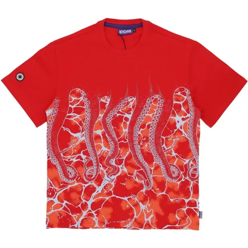 Marble Mens Tee , male, Sizes: XS, L, M, S, XL - Octopus - Modalova