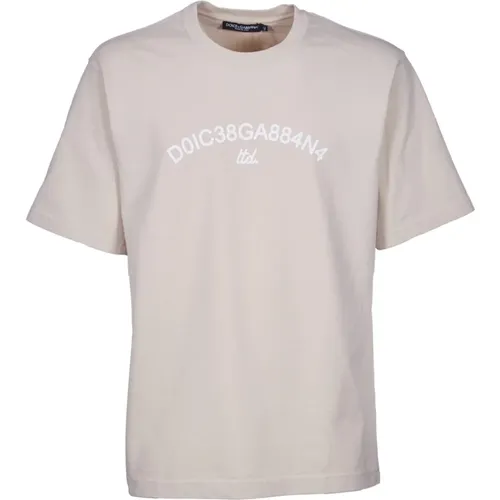 T-shirts and Polos , male, Sizes: L, M, S, XL - Dolce & Gabbana - Modalova