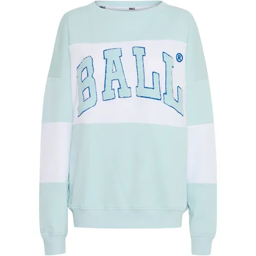 Ice Water Sweatshirt mit gesticktem Logo , Damen, Größe: M - Ball - Modalova