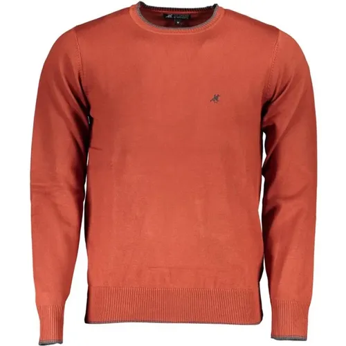 Bronze Crew Neck Sweater mit Logo , Herren, Größe: 3XL - U.S. Polo Assn. - Modalova