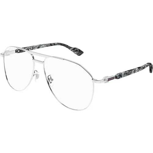Silber Transparente Sonnenbrille Gg1220S 006 , Damen, Größe: 59 MM - Gucci - Modalova