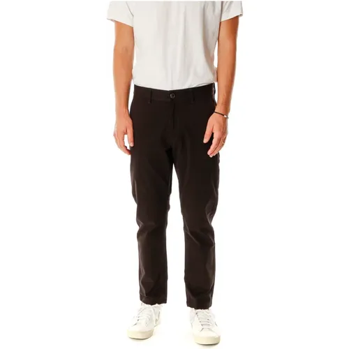 Klassische Slim-Fit Chino-Hose , Herren, Größe: W34 L34 - Gabba - Modalova