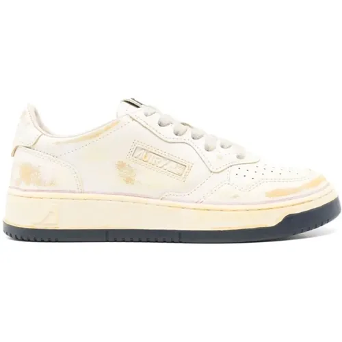 Vintage Low Sneakers in Weiß , Damen, Größe: 37 EU - Autry - Modalova