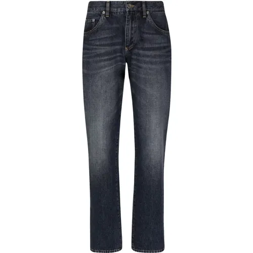 Dark Cotton Jeans , male, Sizes: 3XL, XL, L, 2XL - Dolce & Gabbana - Modalova