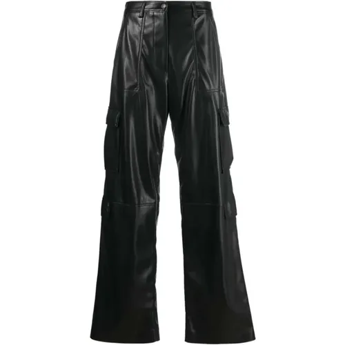 Leather Trousers Msgm - Msgm - Modalova