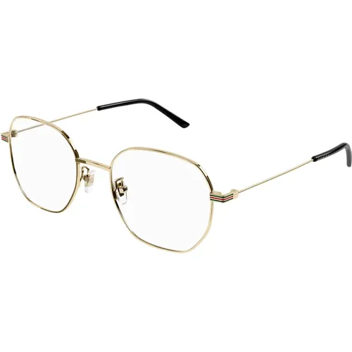 Gold Eyewear Frames , unisex, Sizes: 53 MM - Gucci - Modalova