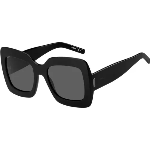 Grey Sunglasses , female, Sizes: 54 MM - Hugo Boss - Modalova