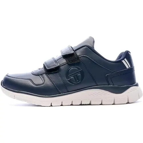 Bradley Velcro Mix Blaue Sneakers , Herren, Größe: 44 EU - Sergio Tacchini - Modalova