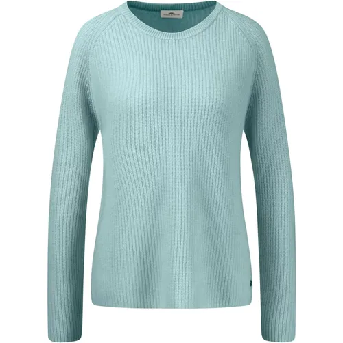 Kaschmir Rib Crewneck Pullover - FYNCH-HATTON - Modalova