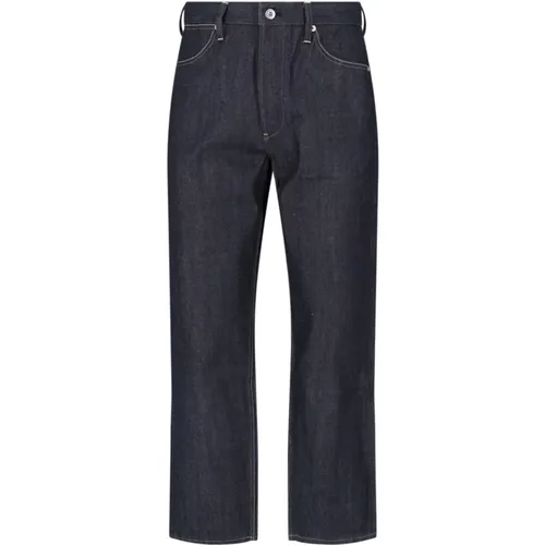 Klische Blaue Straight Fit Jeans für Herren , Herren, Größe: W32 - Jil Sander - Modalova