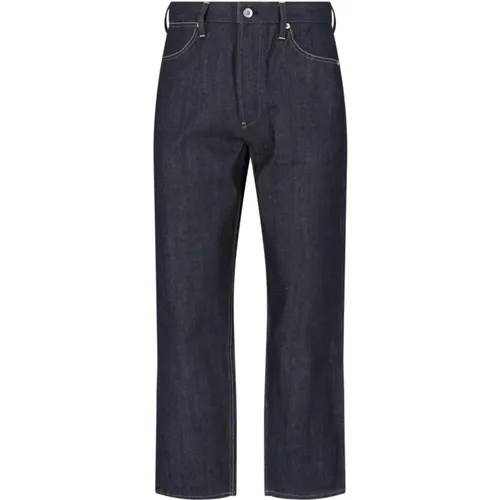 Klische Blaue Straight Fit Jeans für Herren , Herren, Größe: W35 - Jil Sander - Modalova