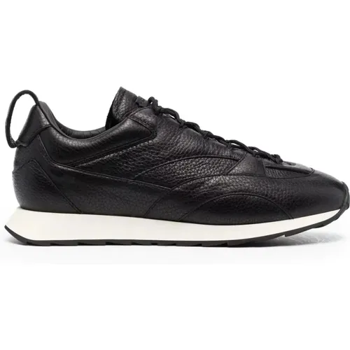 Elegante Schwarze Herren Sneakers - Giorgio Armani - Modalova