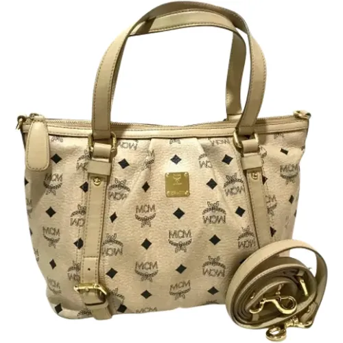 Pre-owned Fabric handbags , female, Sizes: ONE SIZE - MCM Pre-owned - Modalova