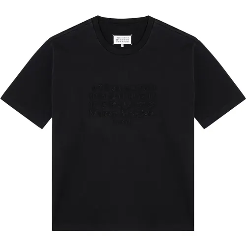 Kurzarm Rundhals T-Shirt , Herren, Größe: XS - Maison Margiela - Modalova