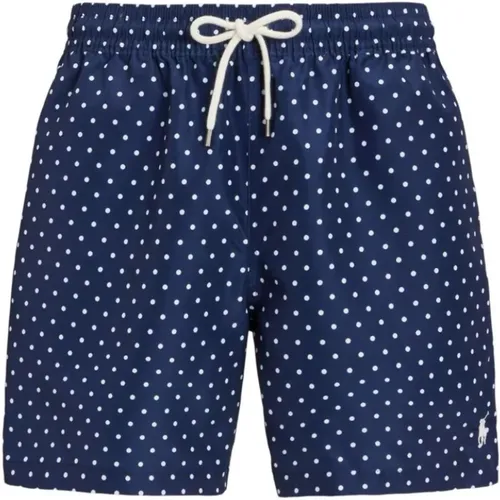 Navy Polka Dot Beachwear , Herren, Größe: XL - Ralph Lauren - Modalova
