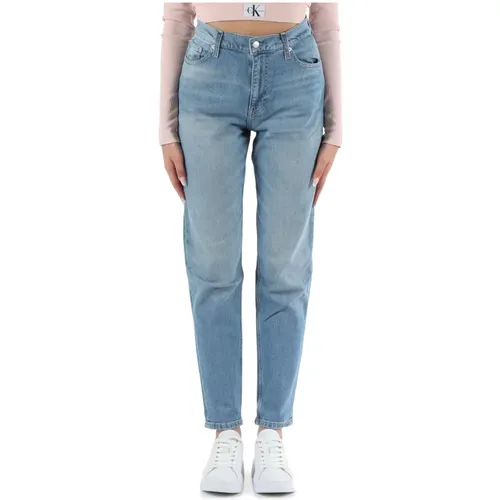 Mom Fit Five-Pocket Jeans , Damen, Größe: W24 - Calvin Klein Jeans - Modalova