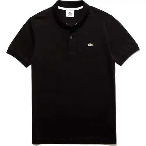 Slim Fit Polo Shirt in Schwarz , Herren, Größe: XL - Lacoste - Modalova