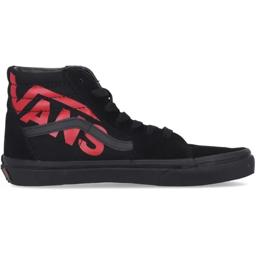 Hohe Top Sk8-hi Logo Schuhe Schwarz/rot , Herren, Größe: 38 EU - Vans - Modalova