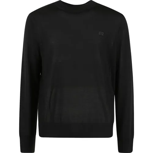 Stylish Pullover Sweater for Men , male, Sizes: M, L, S - Dsquared2 - Modalova