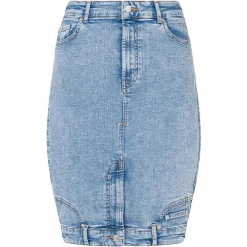 Denim Skirt , female, Sizes: M, XS, S - Moschino - Modalova