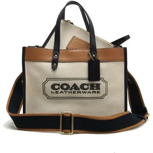 Pre-owned Cotton handbags , female, Sizes: ONE SIZE - Coach Pre-owned - Modalova