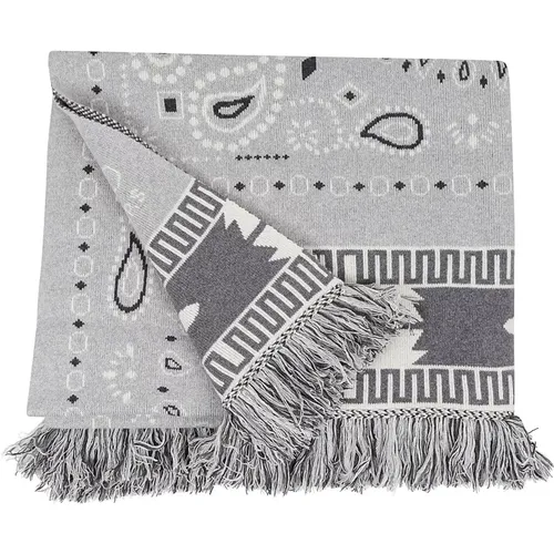 Cloud Thunderstorm Jacquard Blanket , male, Sizes: ONE SIZE - Alanui - Modalova