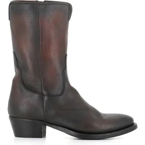 Leather Ankle Boots with Zip , female, Sizes: 7 UK, 5 1/2 UK, 3 UK, 4 UK, 4 1/2 UK, 6 UK, 5 UK - Pantanetti - Modalova