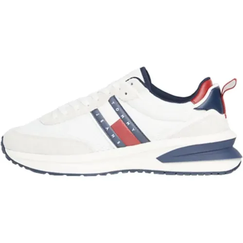 Leather Outsole Runner Sneakers , male, Sizes: 7 UK, 8 UK, 11 UK, 9 UK, 10 UK, 6 UK - Tommy Hilfiger - Modalova