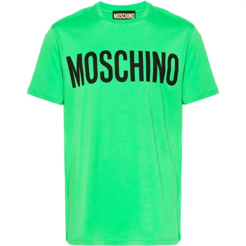 T-Shirt , male, Sizes: L, XL - Moschino - Modalova