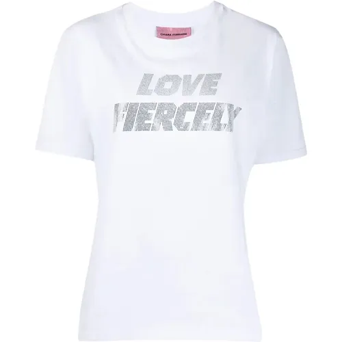 T-Shirt , Damen, Größe: L - Chiara Ferragni Collection - Modalova