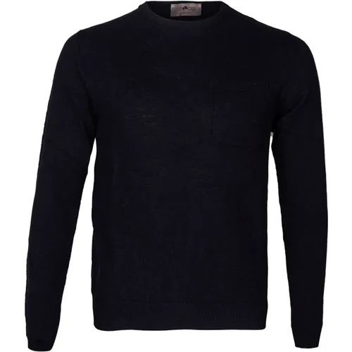 Slim Fit Long Sleeve Men's Sweater , male, Sizes: M, XL, S, 2XL - Irish Crone - Modalova