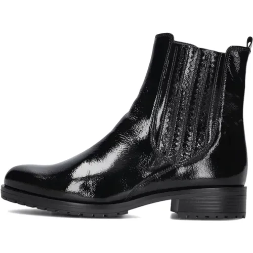 Elegante Schwarze Stiefeletten , Damen, Größe: 37 1/2 EU - Gabor - Modalova