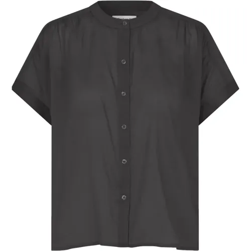 Elegante Mayall Bluse Schwarz , Damen, Größe: M - Lollys Laundry - Modalova