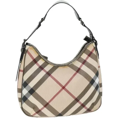 Pre-owned Coated canvas shoulder-bags , female, Sizes: ONE SIZE - Burberry Vintage - Modalova