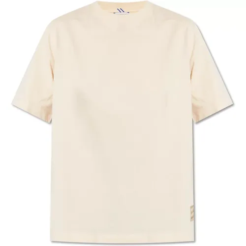 Geflicktes T-Shirt , Damen, Größe: M - Burberry - Modalova