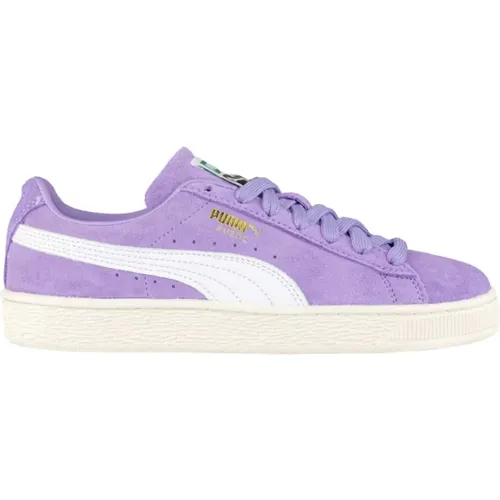 Lilac Leather Sneakers , male, Sizes: 4 1/2 UK, 2 UK, 6 UK, 7 UK, 3 UK, 4 UK, 5 UK, 3 1/2 UK - Puma - Modalova