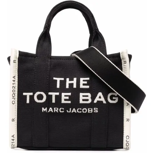 Canvas Mini Jacquard Tote Bag , female, Sizes: ONE SIZE - Marc Jacobs - Modalova