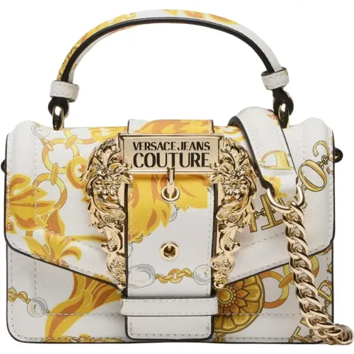 Barocco Print Handbag with Removable Strap , female, Sizes: ONE SIZE - Versace Jeans Couture - Modalova