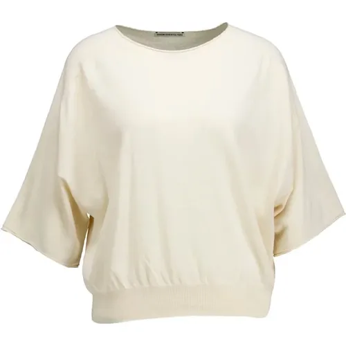 Ecru Knit Sweater Dilary - Women , female, Sizes: L - drykorn - Modalova