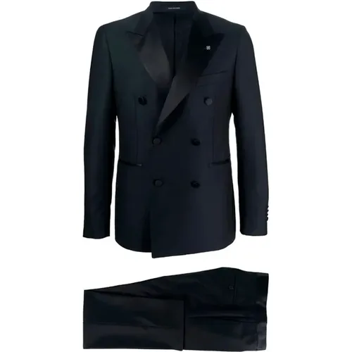 Double-Breasted Smoking Jacket , male, Sizes: L, 3XL, S - Tagliatore - Modalova