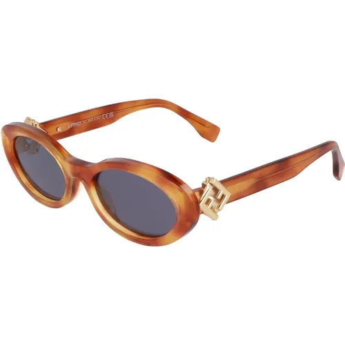 Elegante Ovale Sonnenbrille Fendi - Fendi - Modalova