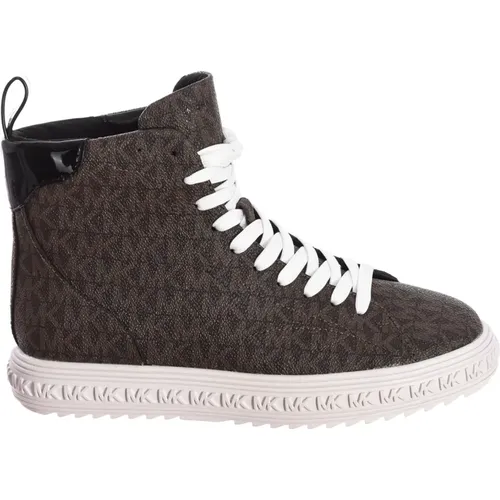 Grove Leather High Top Sneaker , female, Sizes: 4 UK, 3 1/2 UK, 6 UK, 5 UK, 3 UK, 5 1/2 UK - Michael Kors - Modalova