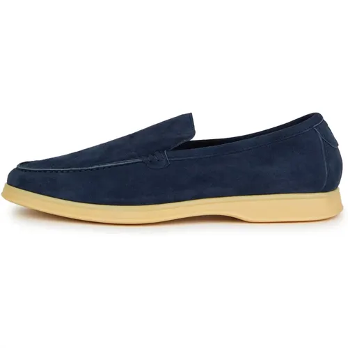 Suede Loafers , Herren, Größe: 43 EU - Boggi Milano - Modalova