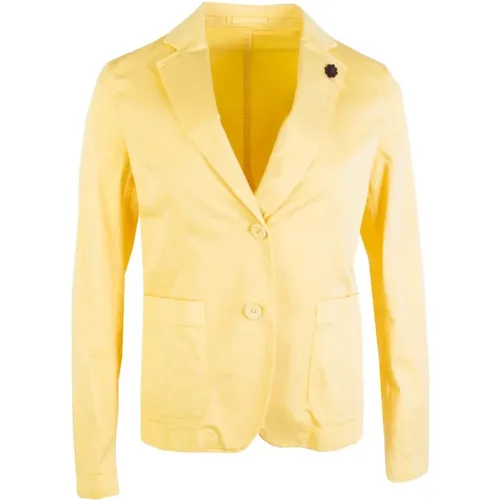Yellow Cotton Jacket Lardini - Lardini - Modalova